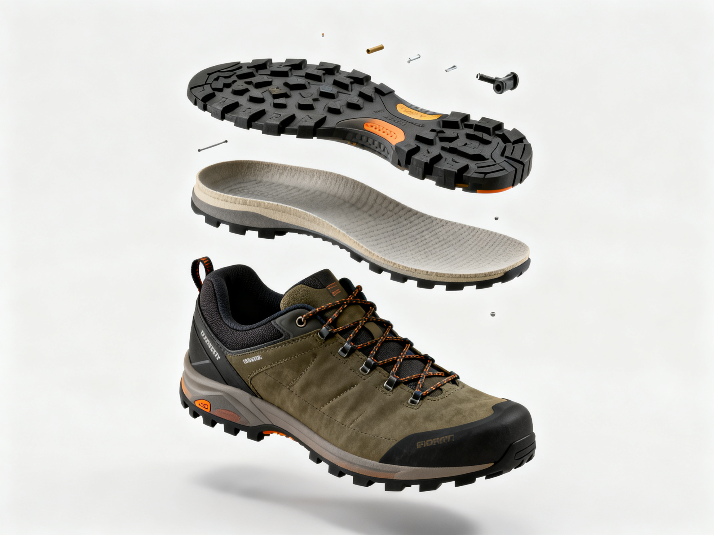 Boot exploded view —customizable components